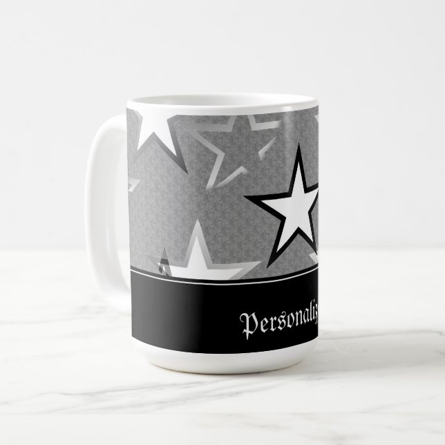 Onyx Star Explosion Coffee Mugg (Framsida vänster)