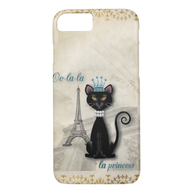 Oo-la-la fransk kattungePrincess Case-Mate iPhone Skal (Baksida)