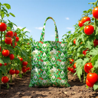 Oodlad tomatträdgård tyg