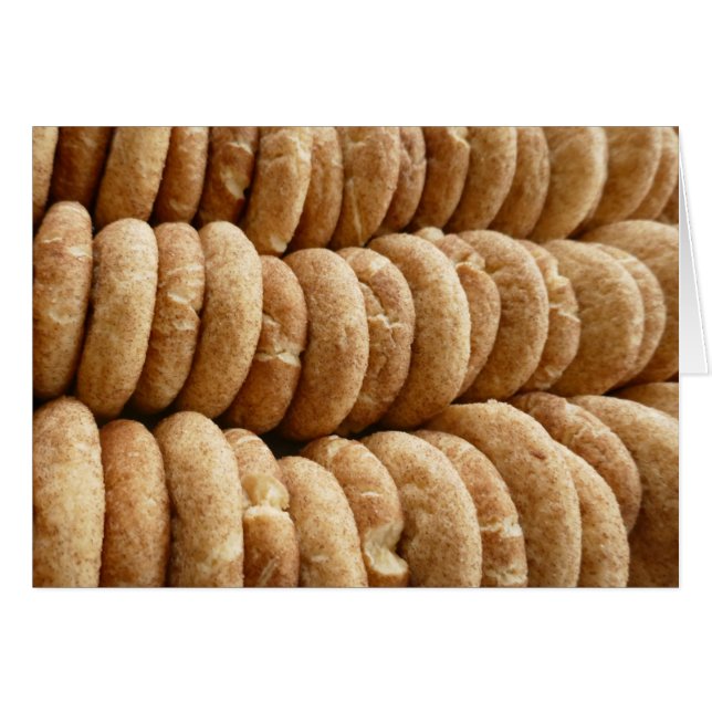 Oodlar av Snickerdoodles OBS Kort (Framsidan Horizontal)