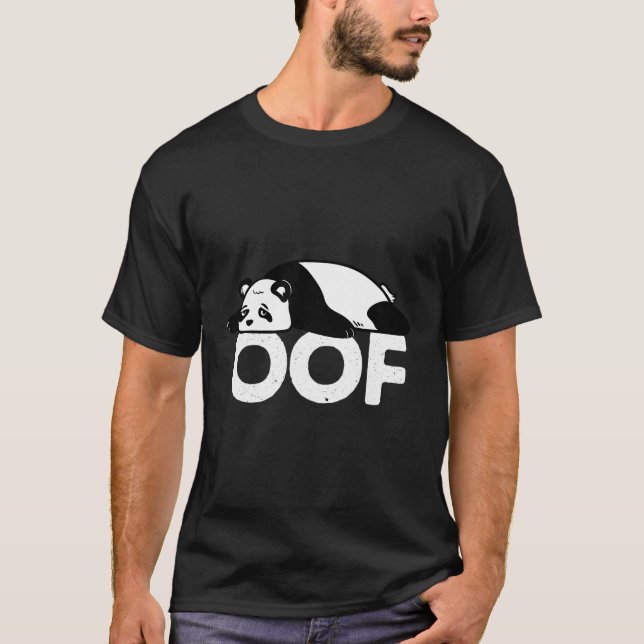 Oof for Panda Gamer T Shirt (Framsida)