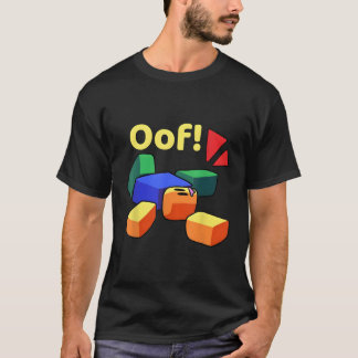 Oof Funny Blox Noob Gamer-presentationer för spela T Shirt