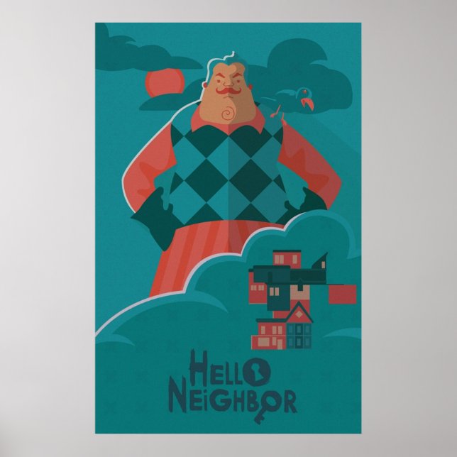 Oofficiell Hej granne Poster (Framsidan)