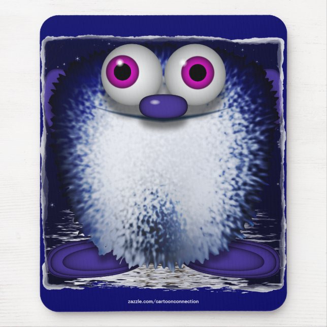 Oogle the Cute Wuzzy Butt at Night Kids Mousepad Musmatta (Framsidan)