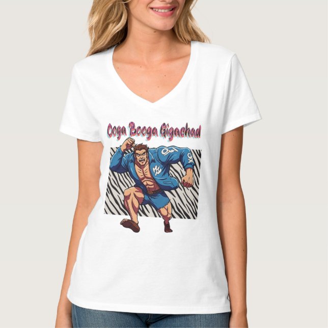 Oogua Booga-Gigachad T Shirt (Framsida)