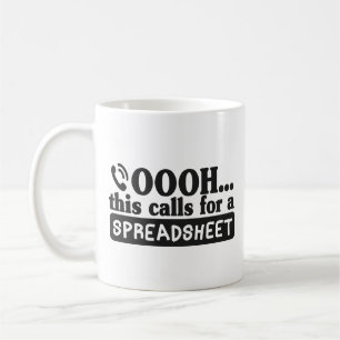 OOH.. Detta kräver kalkylblad, Coola Accountant Kaffemugg