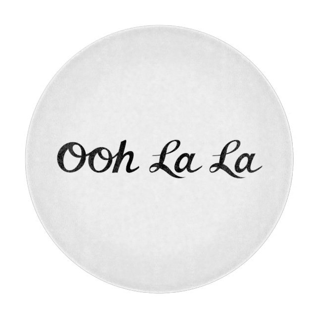 Ooh La La Skript Svart (Framsidan)