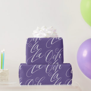 Ooh LaLa som märker konstnärliga ultravioletta Presentpapper