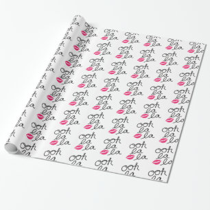 Ooh lala som slår in papper presentpapper