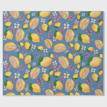 Ooh Lemon Wrapping Paper 1