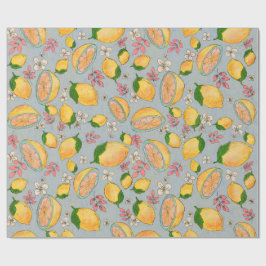 Ooh Lemon Wrapping Paper 2 Presentpapper