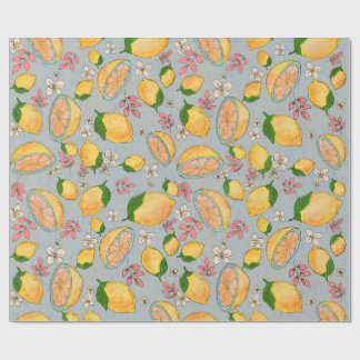 Ooh Lemon Wrapping Paper 2 Presentpapper