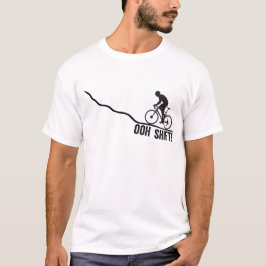 Ooh Shift Roligt Cykling Backe Klättrare Cyklist T Shirt