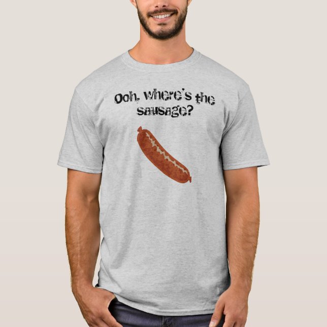 Ooh var är korven? tee shirt (Framsida)