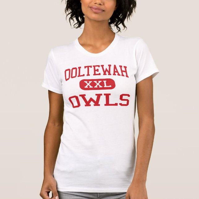 Ooltewah - ugglor - högstadium - Ooltewah T-shirt (Framsida)