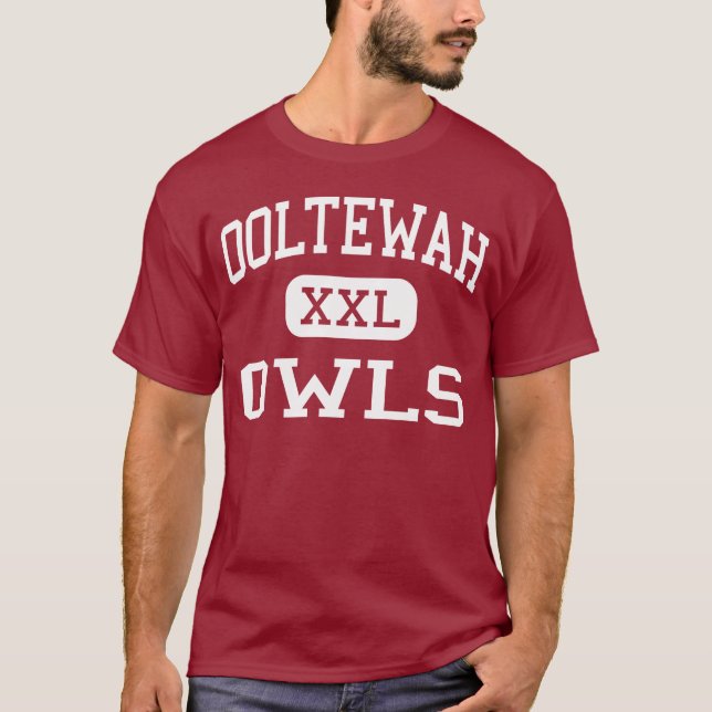 Ooltewah - ugglor - högstadium - Ooltewah T Shirt (Framsida)