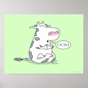 OOM COW poster av Sandra Boynton