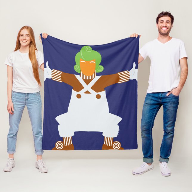 Oompa Loompa Arm ut Fleecefilt (På plats)