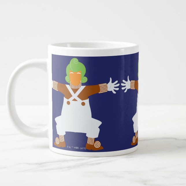 Oompa Loompa Arm ut Jumbo Mugg (Vänster)