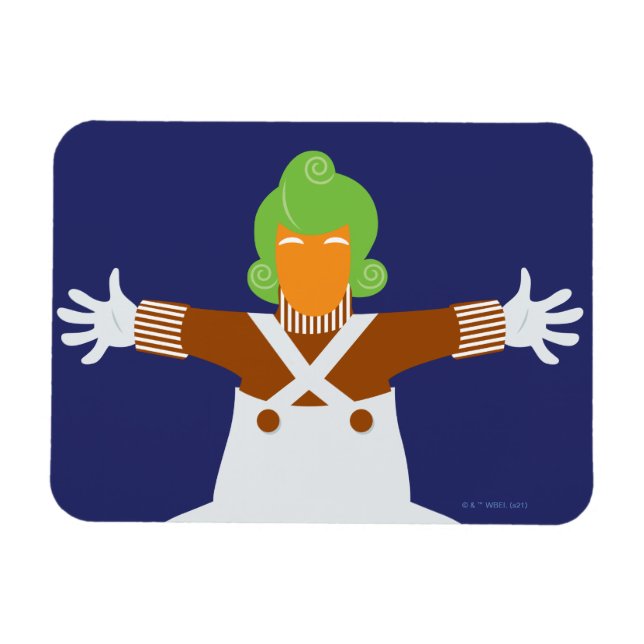 Oompa Loompa Arm ut Magnet (Horisontell)