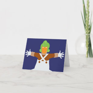 Oompa Loompa Armar Ut Anteckningskort