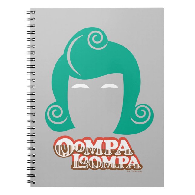 Oompa Loompa Hair Graphic Anteckningsbok (Framsidan)