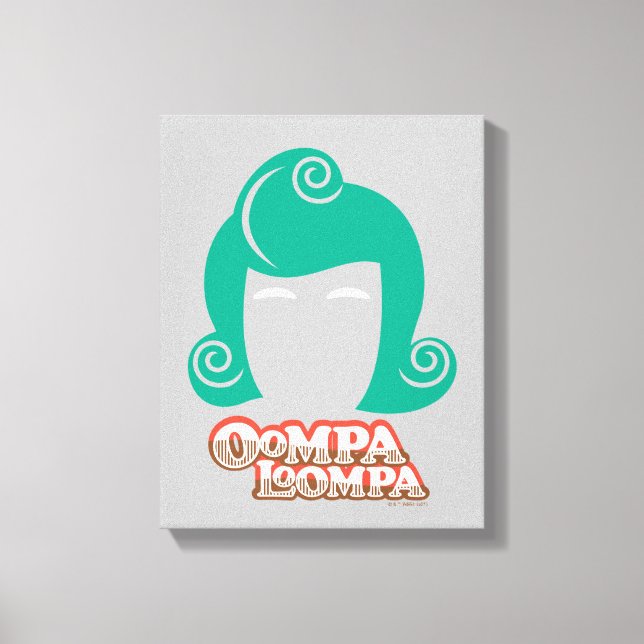 Oompa Loompa Hair Graphic Canvastryck (Framsida)