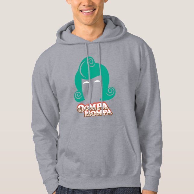 Oompa Loompa Hair Graphic Hoodie (Framsida)