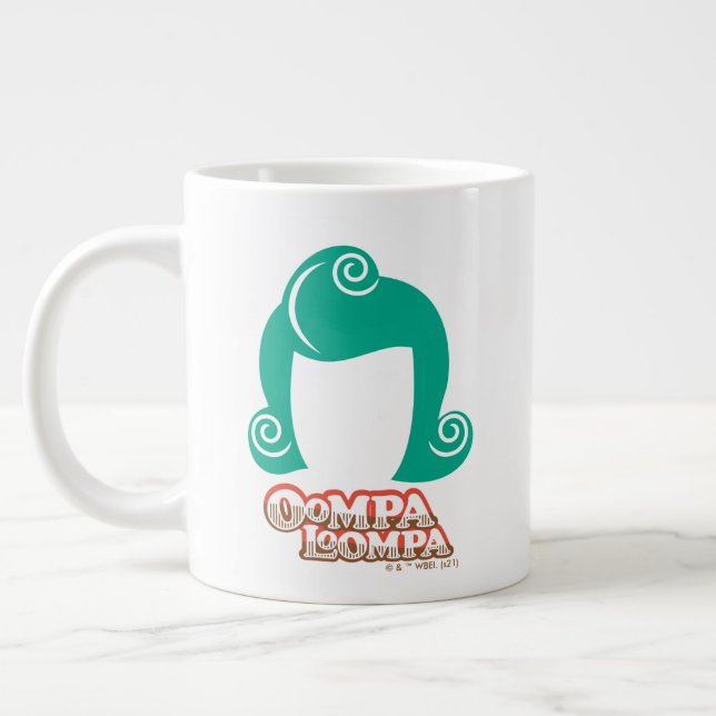 Oompa Loompa Hair Graphic Jumbo Mugg (Vänster)