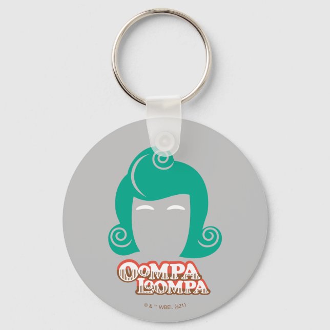 Oompa Loompa Hair Graphic Nyckelring (Framsida)