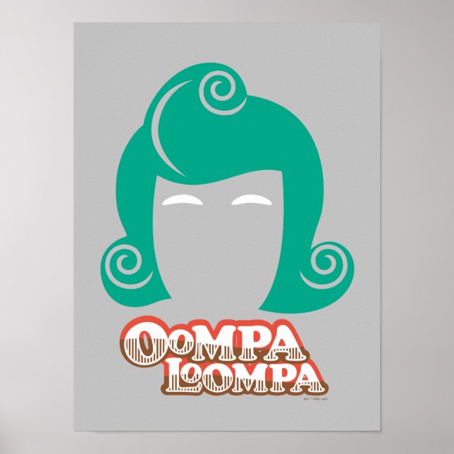 Oompa Loompa Hair Graphic Poster (Framsidan)