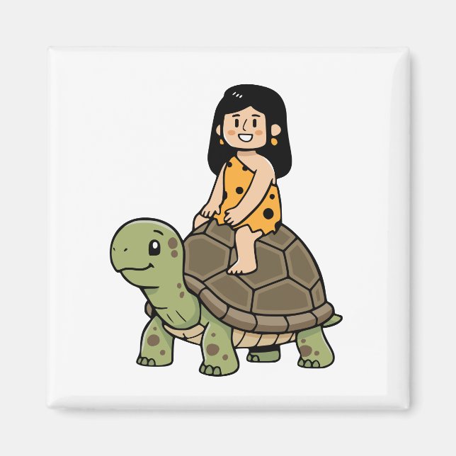Oona och sköldpaddan magnet (Framsidan)