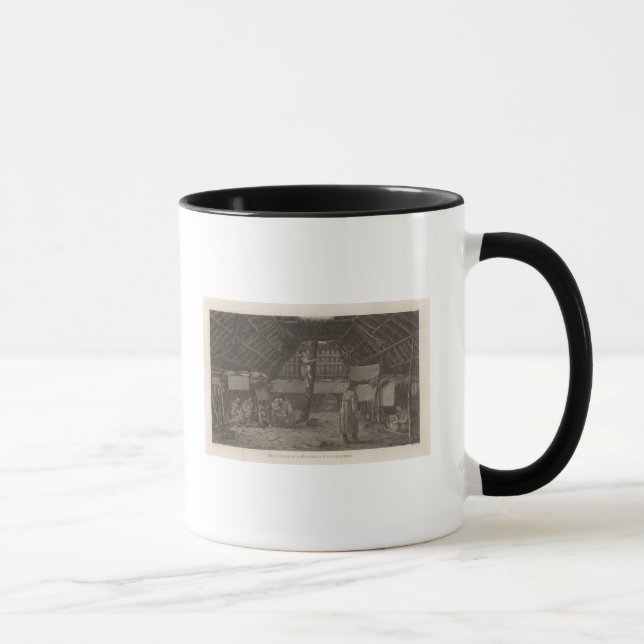 Oonalashka house, Alaska Mugg (Höger)