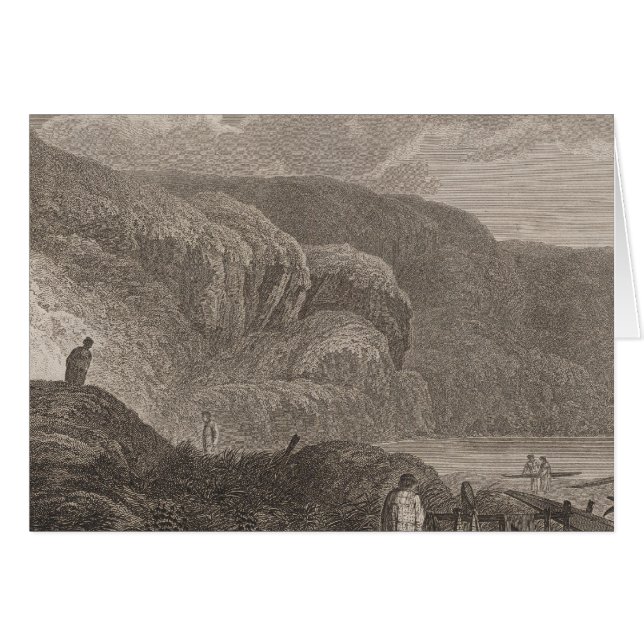 Oonalashka natives, Alaska Hälsningskort (Framsidan Horizontal)