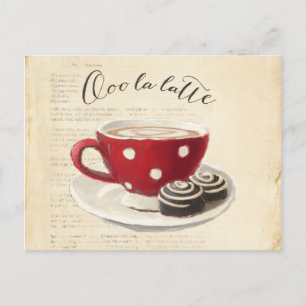 Ooo La Latte Vykort