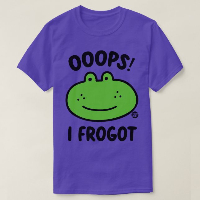 OOOPS FROGOT T SHIRT (Design framsida)