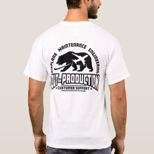 OoP - Baksida - Svart på ljusskjortor T Shirt