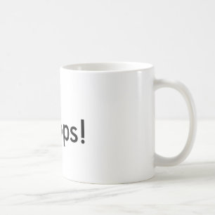 Oops! 2 ops! kaffemugg