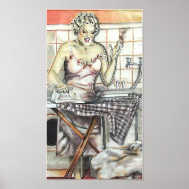 oops 2 poster teckningen kunstdruck druck print (Framsidan)