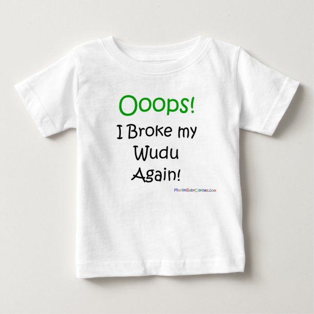 Oops fattigt I min wudu igen! Tee (Framsida)