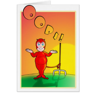 Oops! Hälsningskort