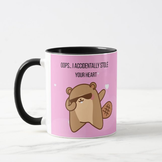 Oops… I Accidentally Stole Your Heart Mug |Beaver Mugg (Vänster)