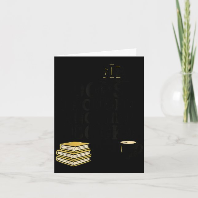 Oops I Bought Another Book, Funny Book Lover  Kort (Framsida)