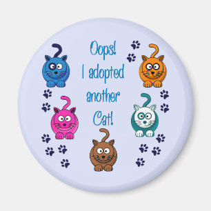 Oops! Jag adopterade en annan katt! Magnet
