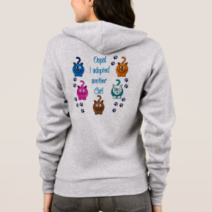 Oops! Jag adopterade en annan katt! UllHoodie Tröja