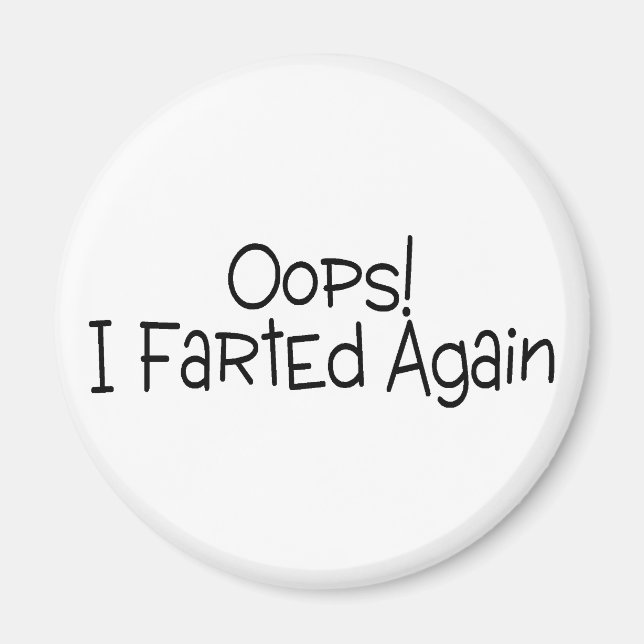 Oops jag bestod igen magnet (Framsidan)