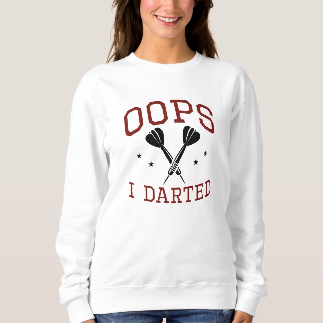 Oops jag Darted T Shirt (Framsida)