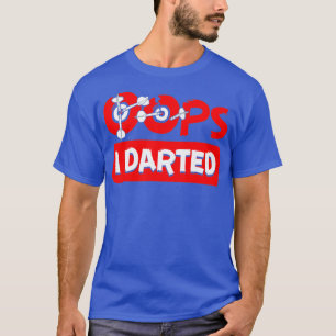 Oops jag Darts Darts Dart-Throwing Bullseye T Shirt