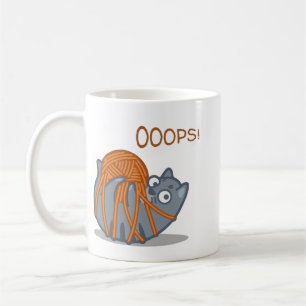 OOPS! Lönsam kute med garn Boll Kaffemugg