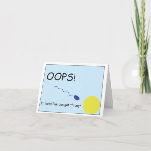 OOPS! Meddelande om gravid